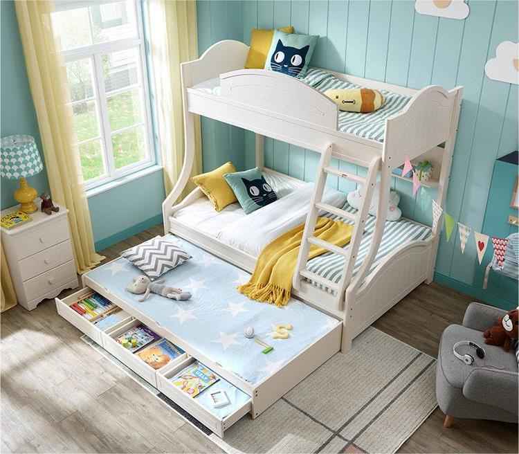Full Daybed Frame with Pull-Out Bed-Complete Guest Bedding Solution