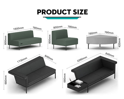 High-quality stylish sofa furniture for a Welcoming Office Environment