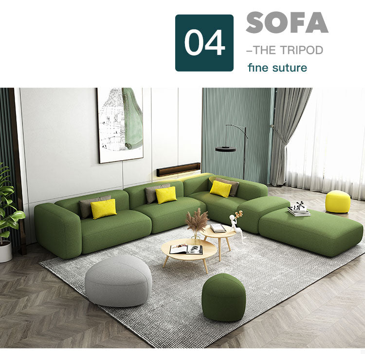 Multi-Functional Combination Office Sofa for Dynamic Work Environments