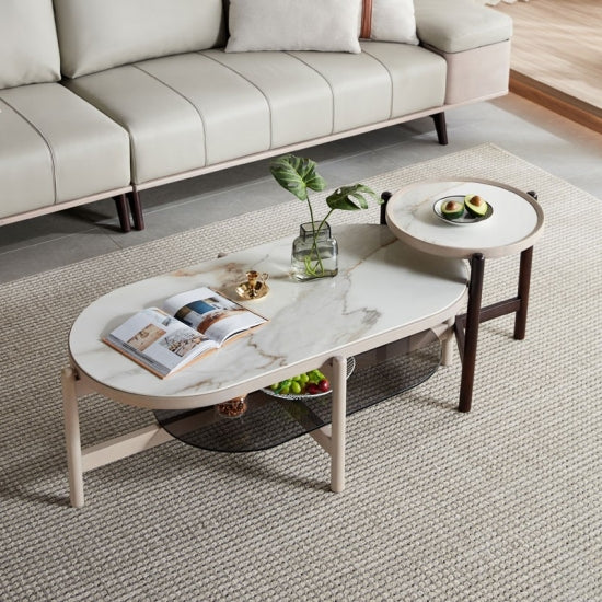 Rose Gold Coffee Table Set with a Touch of Elegance and Modern Style