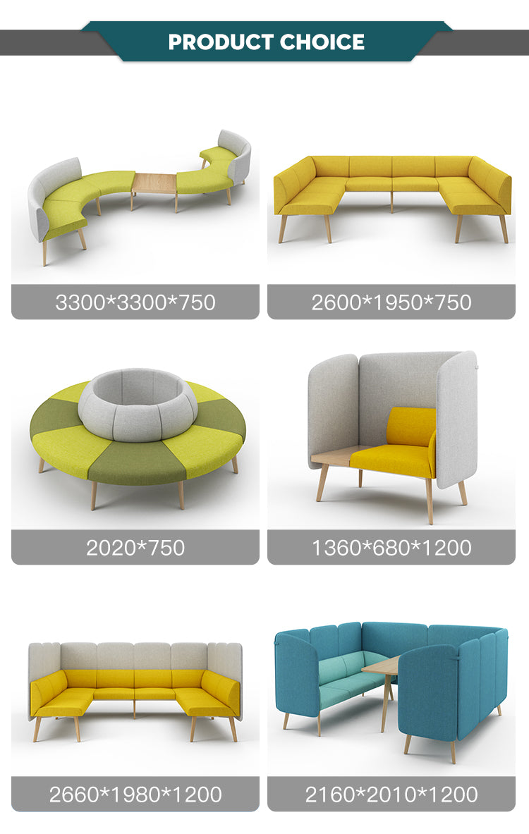 Contemporary Meeting Sofa Pods for Modern Offices & Productive Spaces