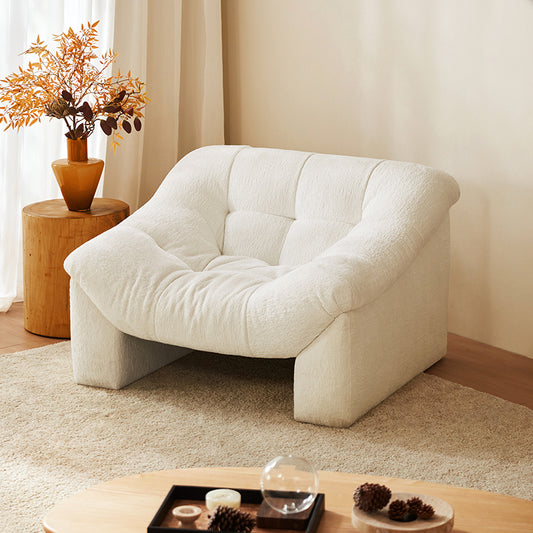 Modern Nordic Linen Fabric  Sofa Armchair with Ultimate Comfort