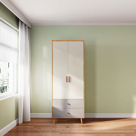 Functional 2-Door Cabinet with 2 Drawers for Modern Storage Solution