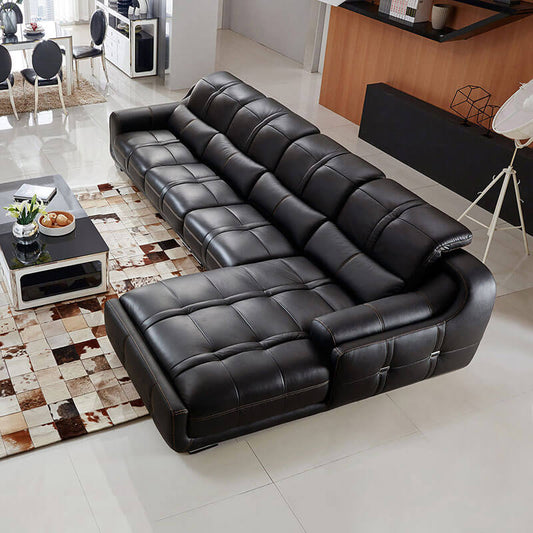 Modern L-Shaped Sectional Sofa Couch with Reversible Chaise