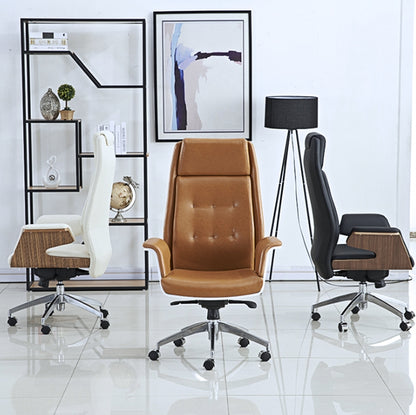 Luxurious, Comfortable and Professional Manager Leather Office Chair