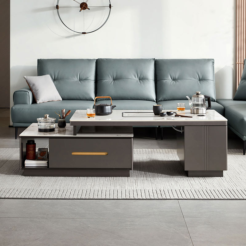 Modern Stylish Coffee Table Sets With Marble Top