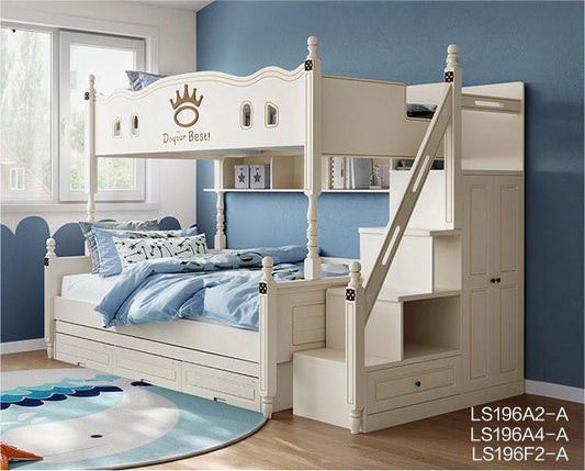 Multifunction Cartoon Twin Kids Bed Bunk for Playful Bedrooms