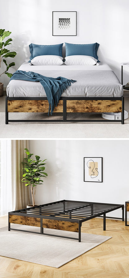 现代卧室家具金属双人床架
