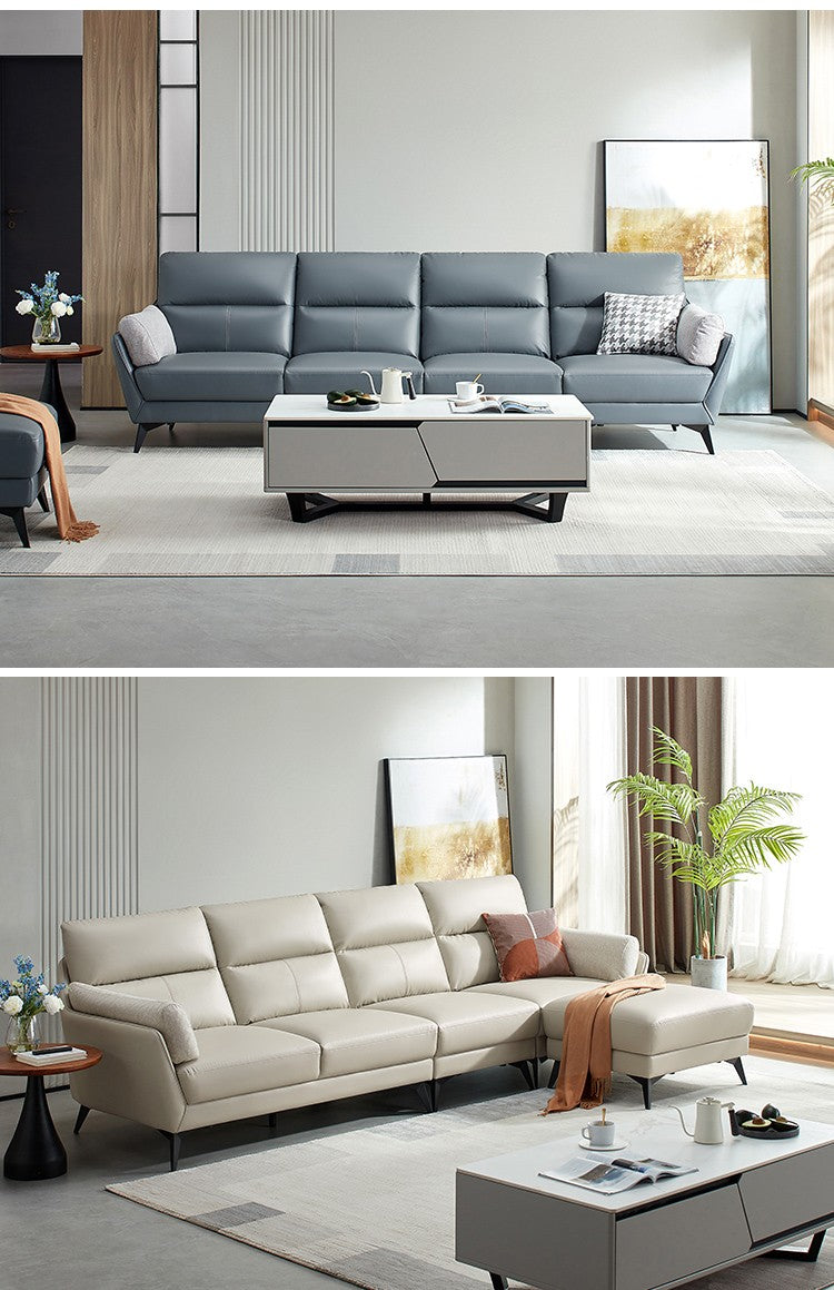 客厅家具现代真皮沙发