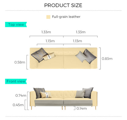 Modern L-Shaped Sectional Sofa for Living Room