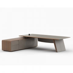Luxury CEO Office Desk with Style and Functionality Combined