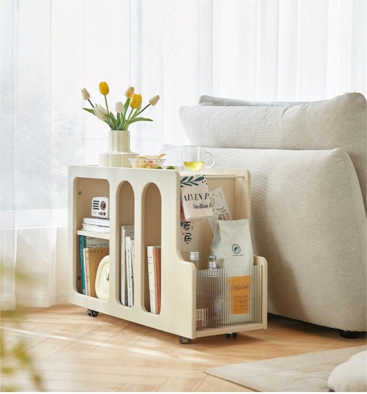 Lovely Trolley White Rolling Cart for Stylish Storage Solutions