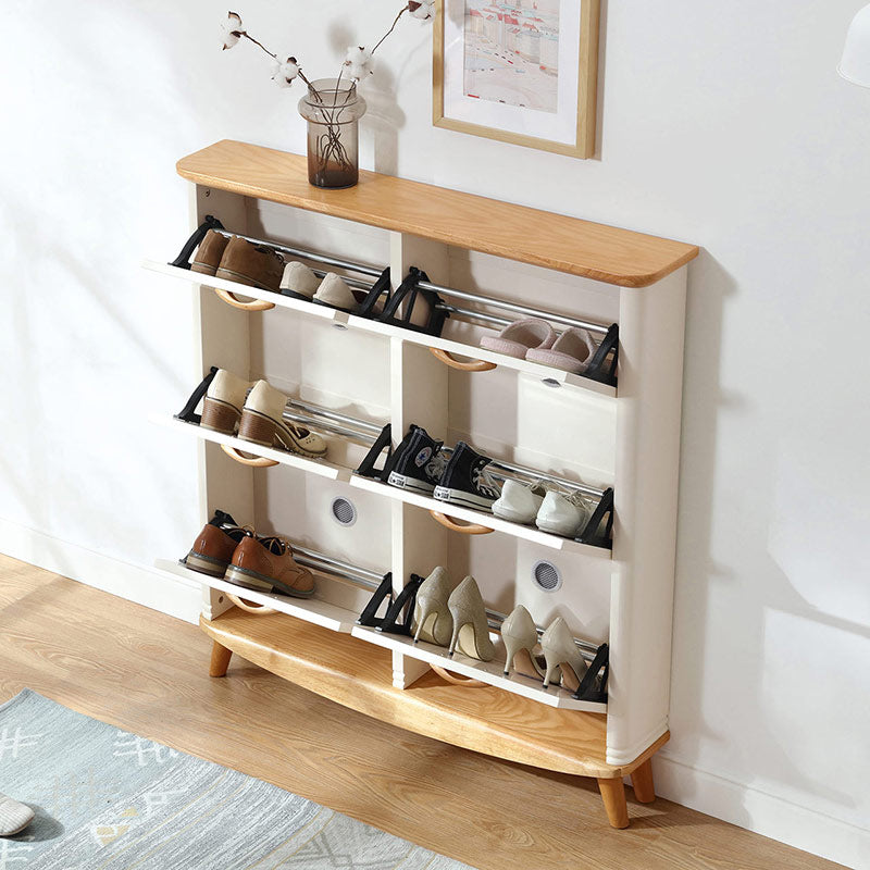 Modern Shoe Storage Chest with 6 Drawers for Stylish Organization
