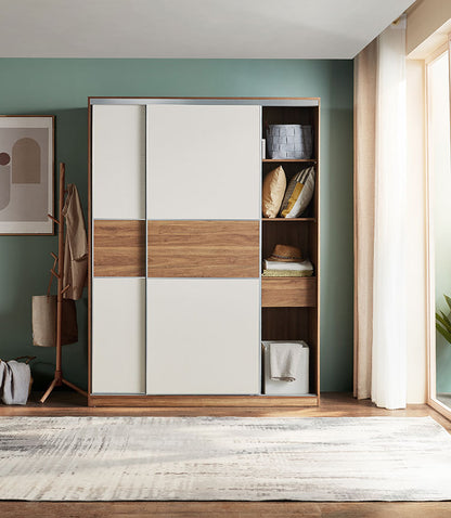 Modern Sliding Door Cabinet with Sleek and Functional Storage Solution