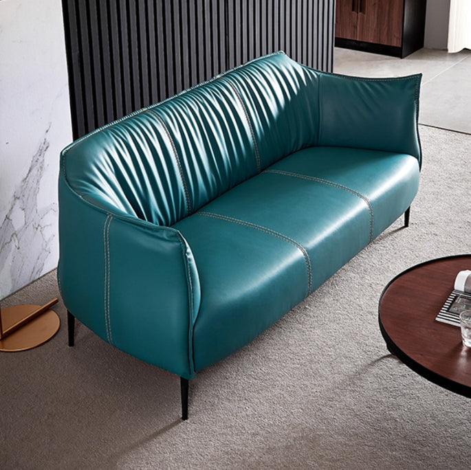 Sophisticated Office Elegant Leather Sofa Set for Professional Spaces