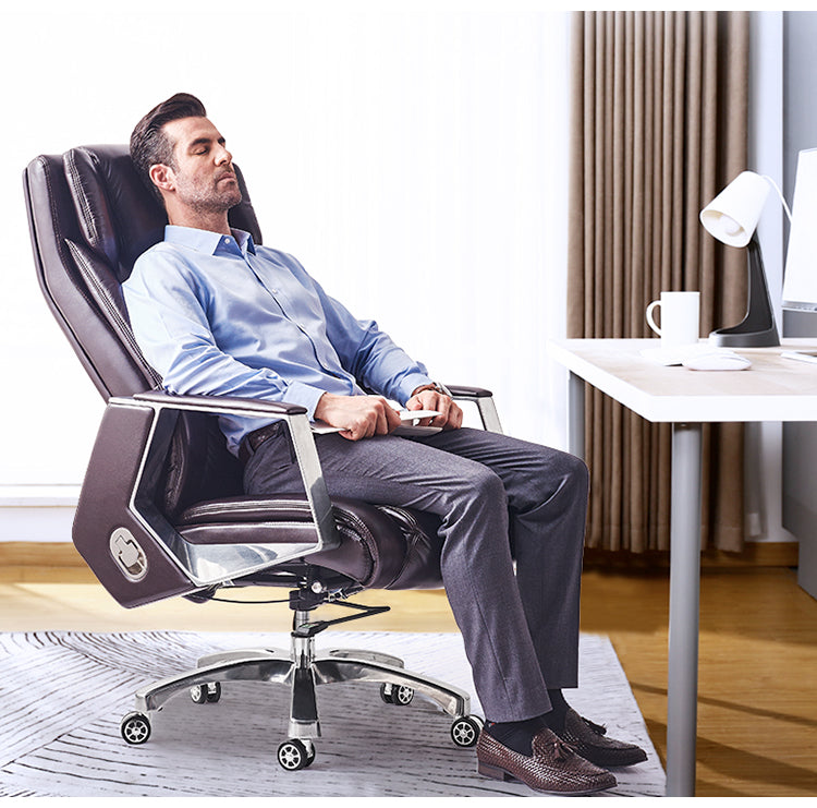 Luxurious Leather Office Chairs with Premium Quality and Comfort
