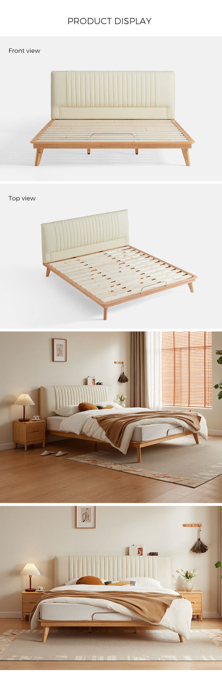 现代双人床精致卧室床