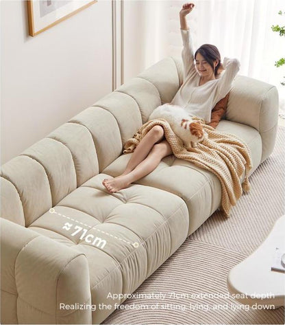 Modern Luxurious Velvet Fabric Sofa Furniture for Living Room