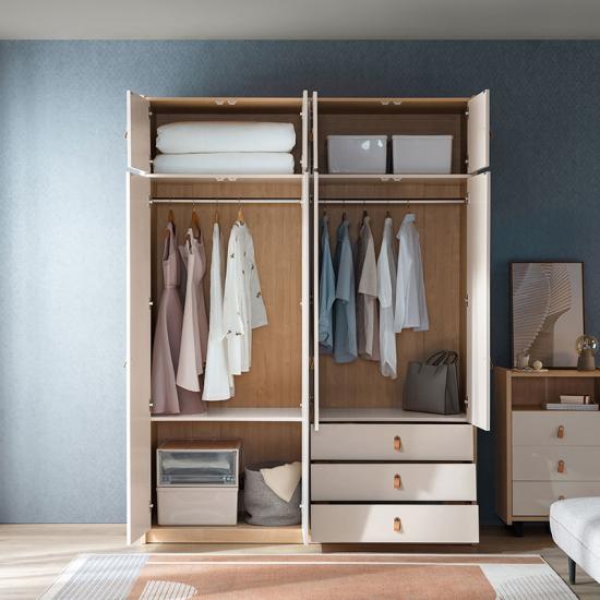 Large Four-Door Storage Wardrobe for Effortless Organization