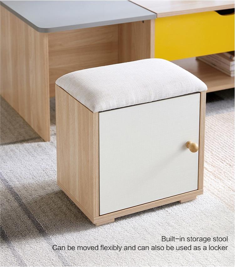 Chic Lift-Up Storage Table with Modern Elegance for Your Living Room