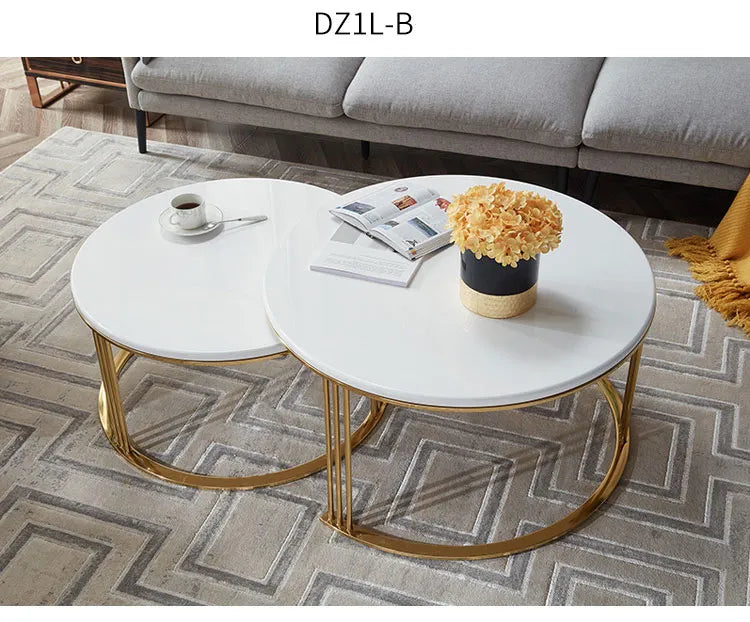 Sleek Nordic Coffee Table with Minimalist Design&Functional Simplicity