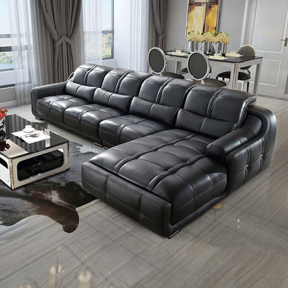Modern L-Shaped Sectional Sofa Couch with Reversible Chaise
