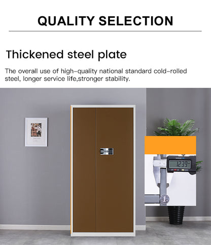 Durable Metal Office Cabinet with Secure Storage and Sleek Design