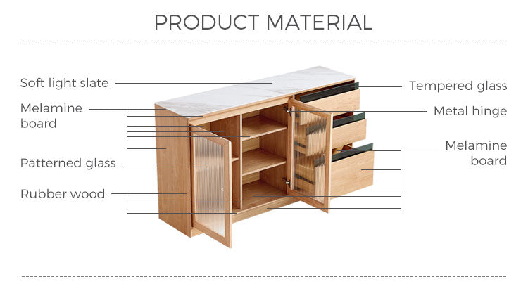 Modern Wood Side Cabinet for Stylish Living Room Organization