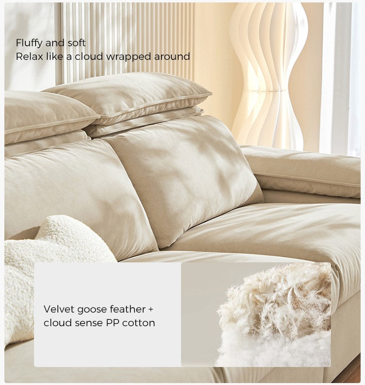 Living Room Modular Fabric Sofa with Adjustable headrest