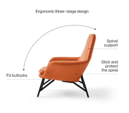 Modern Seating Chair With Ottoman with Cozy Comfort