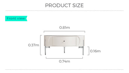 Nordic Style Living Room White Color Coffee Table with Drawers