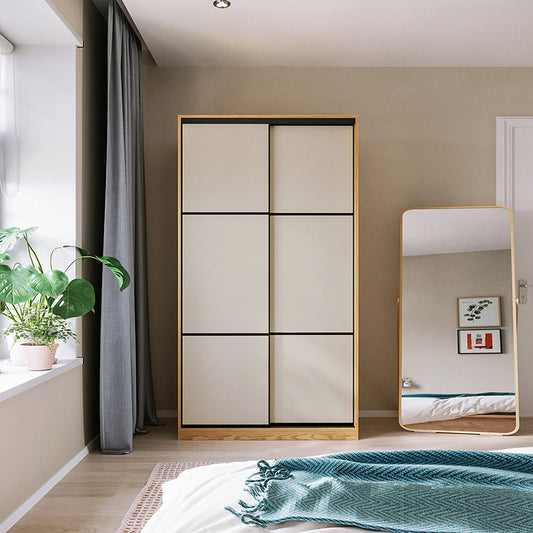 Chic and Practical Modern Sliding Door Cabinet with Generous Storage