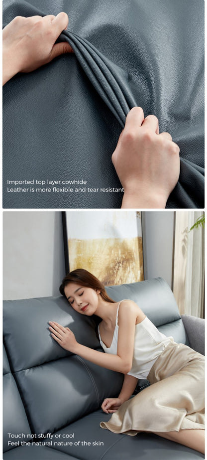 Contemporary Luxury Modern Leather Sofa with Sleek Design