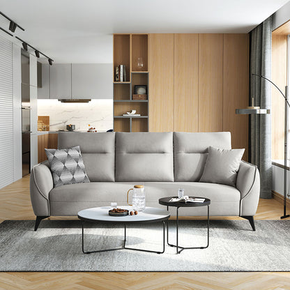 Light Modern Retro Style Sofa Couch with a Touch of Nostalgia