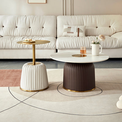 Chic Nordic Round Coffee Table Set for Your Living Space