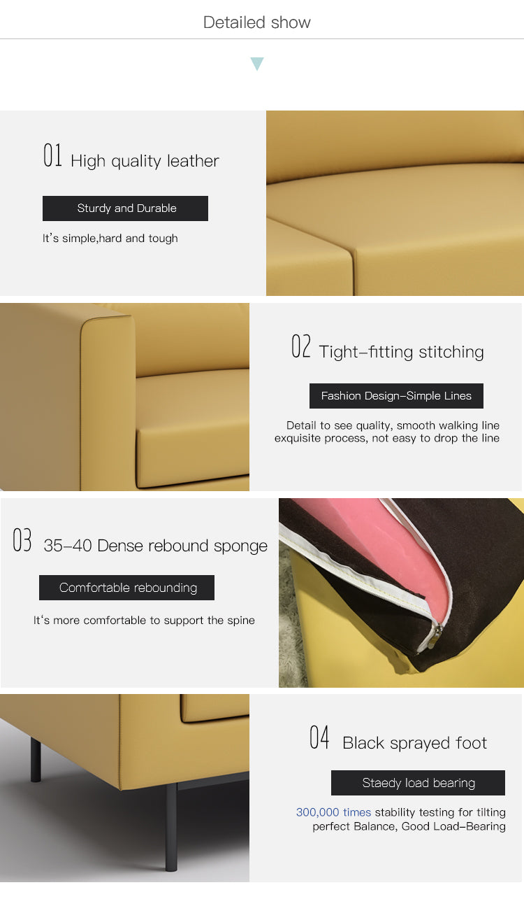 Office Leather Sofa for Modern Offices with Luxury in Every Detail