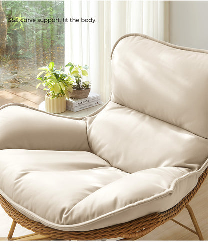 Rattan Rocking Armchair with Stylish Comfort in a Contemporary Design