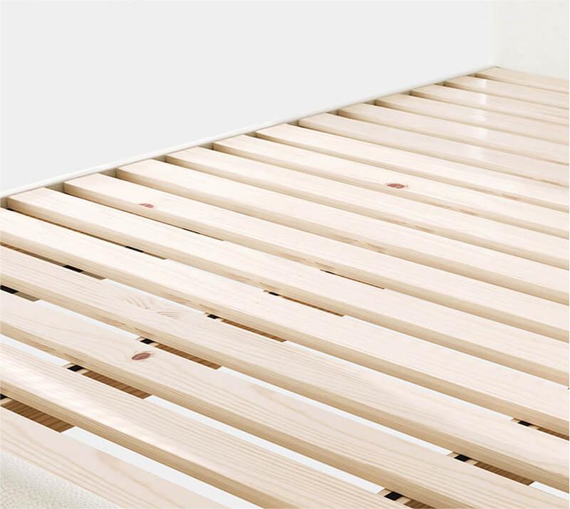 Platform Bed Frame Deluxe Solid Upholstered Modern Bed