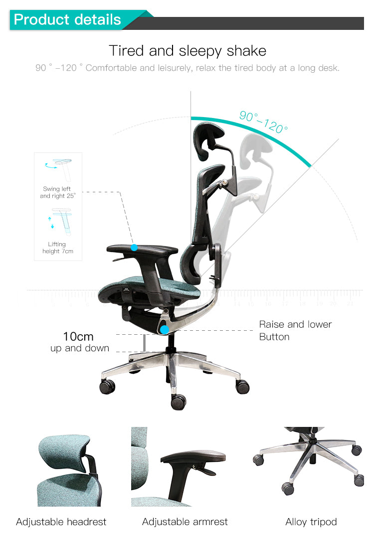 Ergonomic High Back Office Chair for Enhanced Support and Productivity